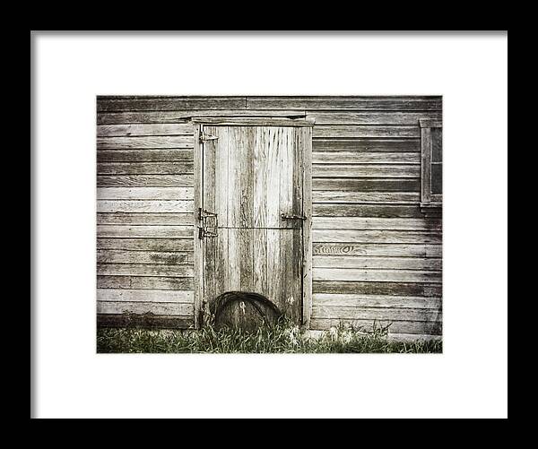 Barn Framed Print featuring the photograph Barbed Wire by Julie Hamilton