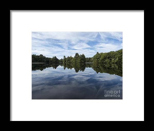 Waterscape Framed Print featuring the photograph Barden Reflections by Lili Feinstein