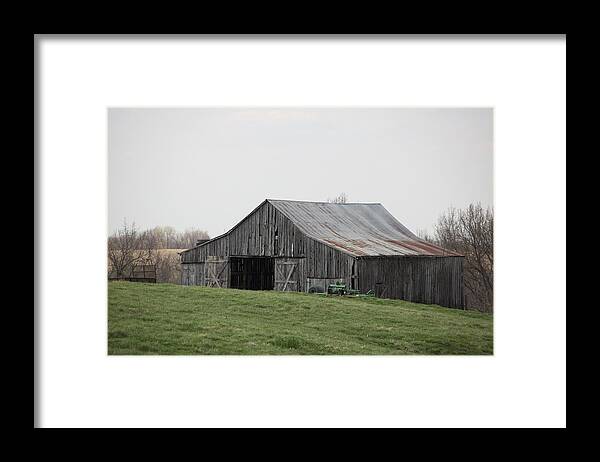 Barn Framed Print featuring the photograph Barn 0973 by Kathryn Cornett