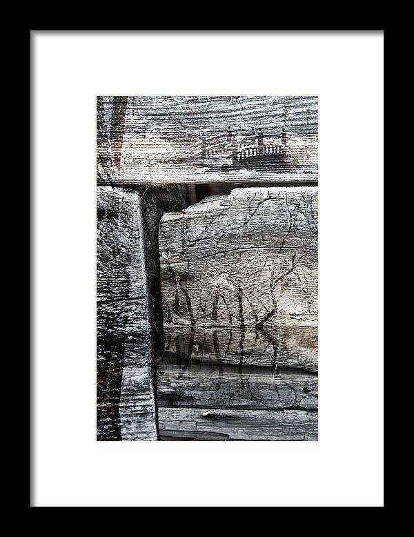 Evie Framed Print featuring the photograph Barnwood Winter by Evie Carrier