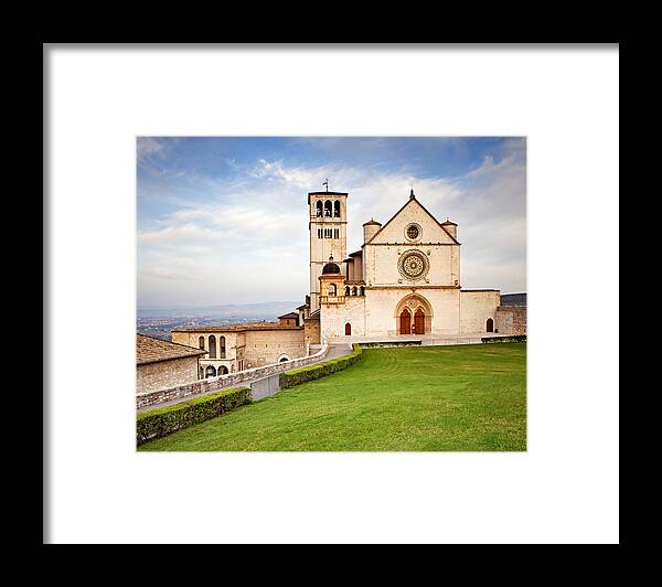 Italy Framed Print featuring the photograph Basilica of Saint Francis by Good Focused