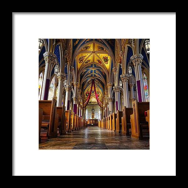 Sonya6000 Framed Print featuring the photograph Basilica Of The Sacred Heart, Notre by Randall Allen