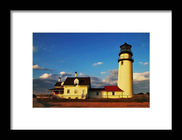 Lighthouse Framed Print featuring the photograph Basking in the Sun by Aleksander Rotner