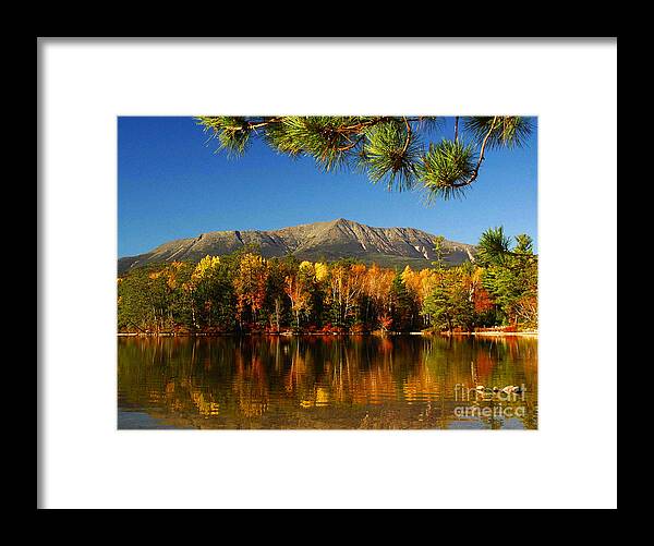 Reflections Framed Print featuring the photograph Baxter Fall Reflections by Alana Ranney