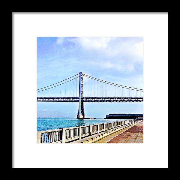 Bay Bridge Framed Print featuring the photograph Bay Bridge by Julie Gebhardt