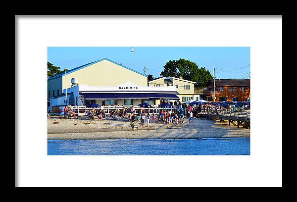 Bayhouse Framed Print featuring the photograph Bayhouse Breezy Sunday Funday August 2012 by Maureen E Ritter