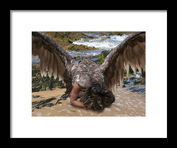 Angel Framed Print featuring the photograph Be Ready For The Rapture by Acropolis De Versailles