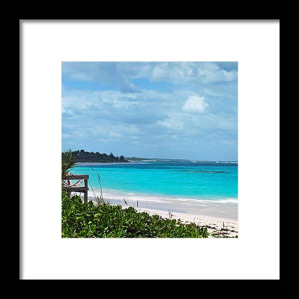 Duane Mccullough Framed Print featuring the photograph Beach at Tippy's by Duane McCullough