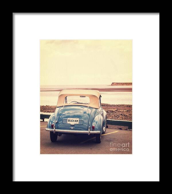 Automobile Framed Print featuring the photograph Beach Bum by Edward Fielding