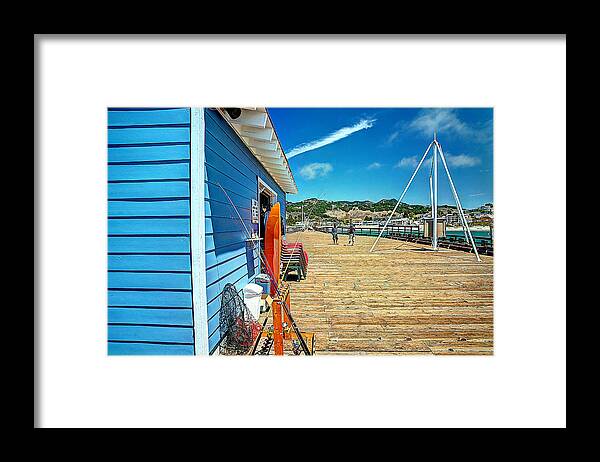Pier Framed Print featuring the photograph Beach Rental by Richard Gehlbach