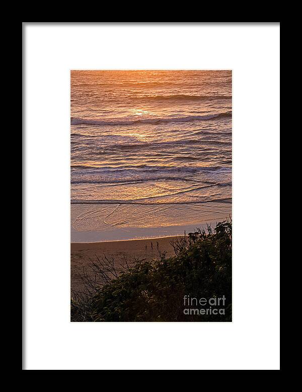 Beach Framed Print featuring the photograph Beach Sunset by Kate Brown