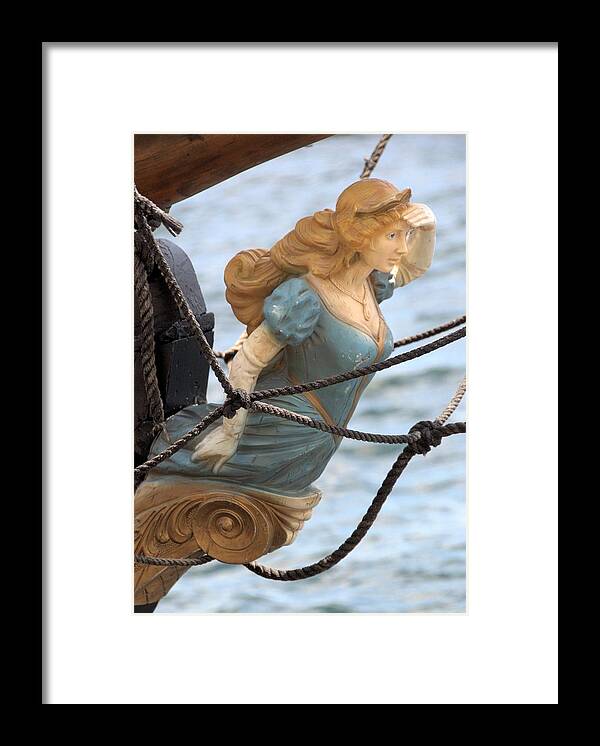 Tall Ship Framed Print featuring the photograph Beautiful Bowsprit by Valerie Kirkwood
