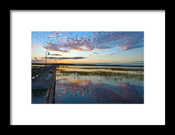 Mount Pleasant Framed Print featuring the photograph Beautiful Reflections by Walt Baker