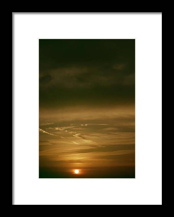 Scenics Framed Print featuring the photograph Beautiful Sunset, Sunrise Sky by 200mm