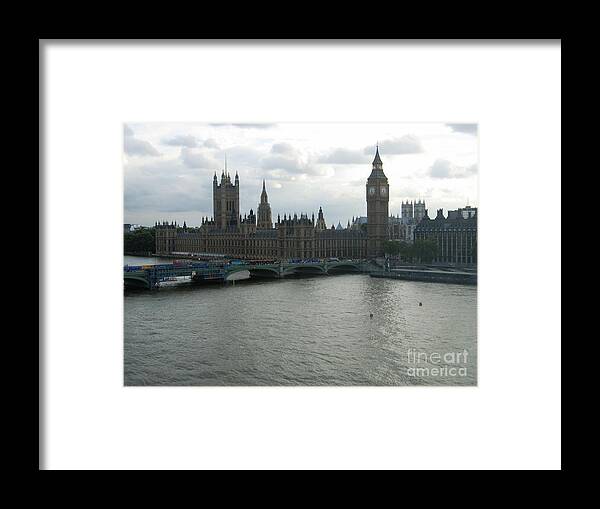 Houses Of Parliament Framed Print featuring the photograph Beauty In Silhouette by Denise Railey