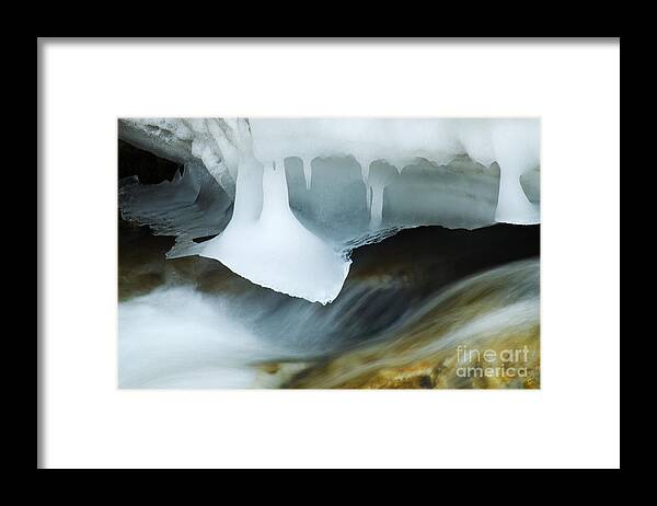 Ice Framed Print featuring the photograph Beauty Of Winter Ice Canada 4 by Bob Christopher