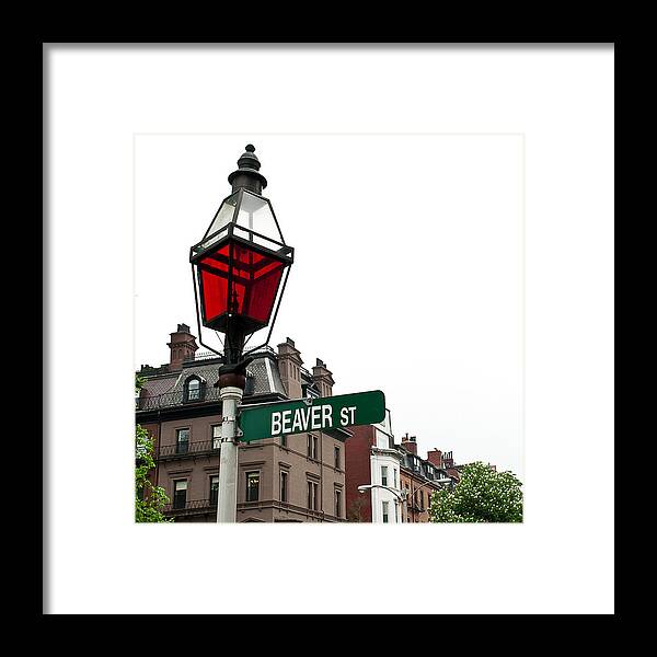 Boston Framed Print featuring the photograph Beaver Street by Rick Mosher
