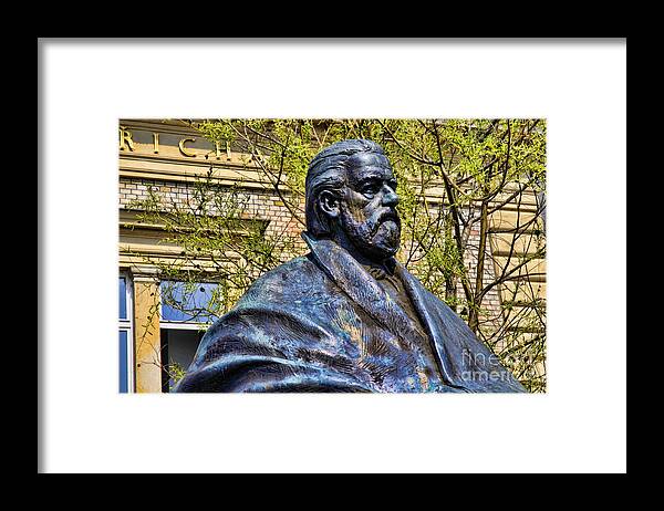 Prague Framed Print featuring the photograph Bedrich Smetana by Brenda Kean