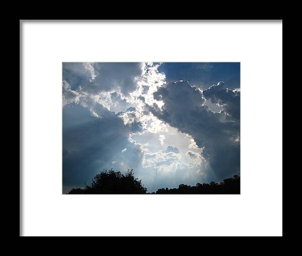 Sky Framed Print featuring the photograph Before the Storm by Cynthia Clark