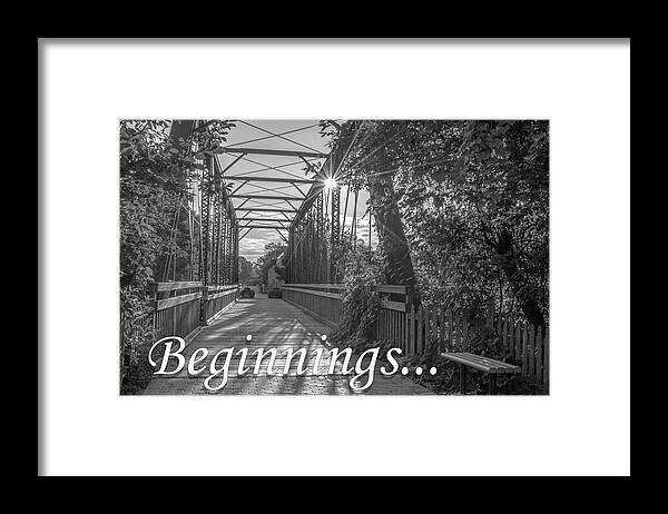 Beginnings Framed Print featuring the photograph Beginnings... by James Meyer