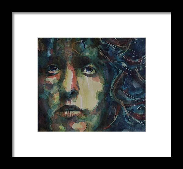 Roger Daltrey . The Who Framed Print featuring the painting Behind Blue Eyes by Paul Lovering