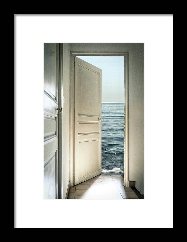 Door Framed Print featuring the photograph Behind The Door by Christian Marcel