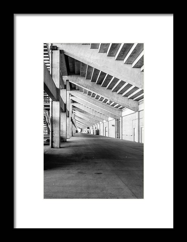 2014 Framed Print featuring the photograph Behind the Grandstand by Alan Marlowe
