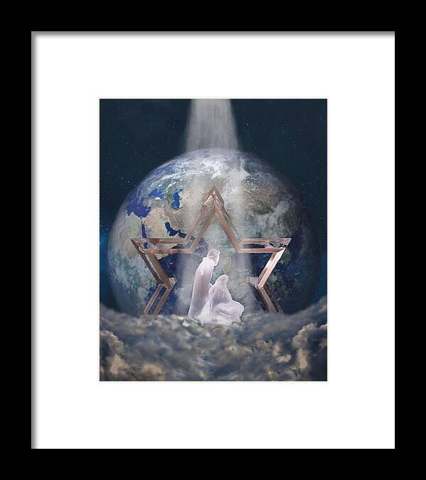 Nativity Framed Print featuring the photograph Behold My Beloved Son.... by Sandi OReilly