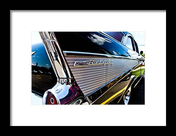 Chevy Bel Air Framed Print featuring the photograph Bel Air Reflections by Joann Copeland-Paul