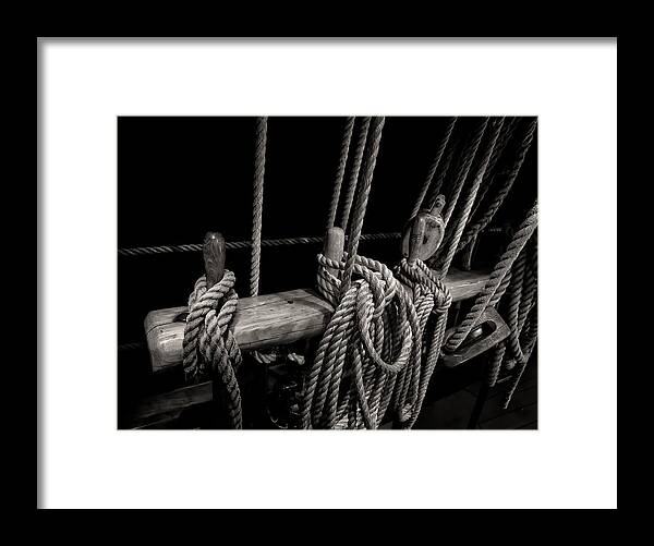 Belay Pin Framed Print featuring the photograph Belay Pins by Fred LeBlanc