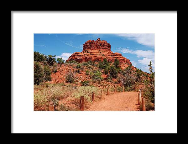 Bell Rock Framed Print featuring the photograph Bell Rock - Sedona #1 by Dany Lison