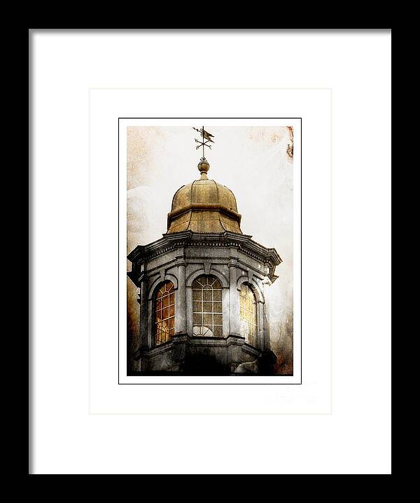  Architecture Framed Print featuring the photograph Bell Tower by Marcia Lee Jones