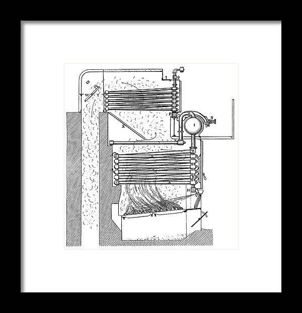 Machine Framed Print featuring the photograph Belleville Boiler by Science Photo Library