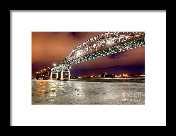 Water Framed Print featuring the photograph Below the Blatnik by Bryan Benson