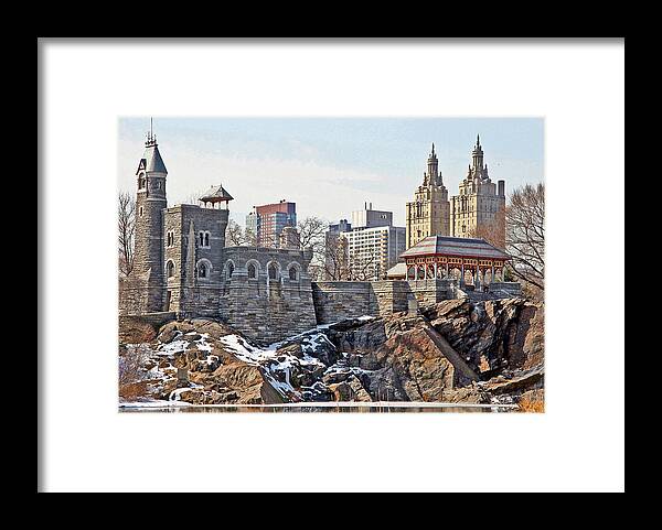 Castle Framed Print featuring the photograph Belvedere Castle by Andre Aleksis