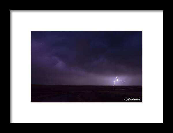 Storms Framed Print featuring the photograph Bent by Jeff Niederstadt