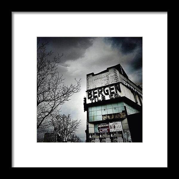 Ig_captures_city Framed Print featuring the photograph Bergen Tile Co by Natasha Marco