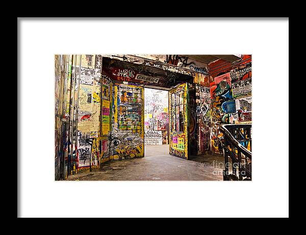 Architecture Framed Print featuring the photograph BERLIN - The Kunsthaus Tacheles by Luciano Mortula