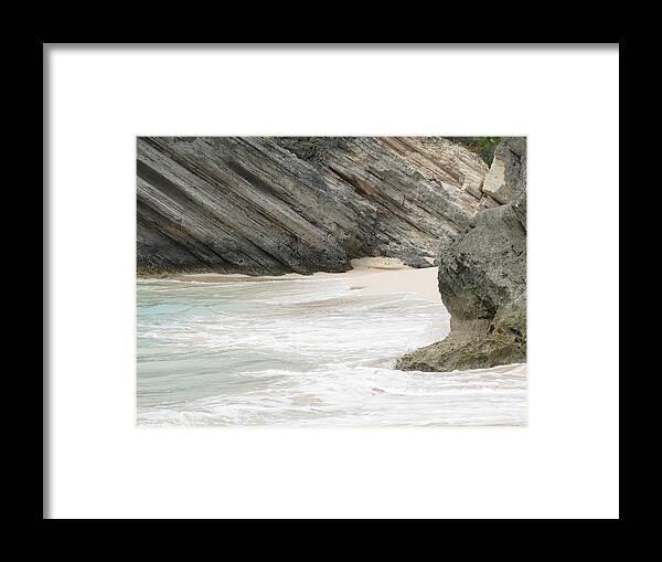 Bermuda Framed Print featuring the photograph Bermuda Beach by Natalie Rotman Cote