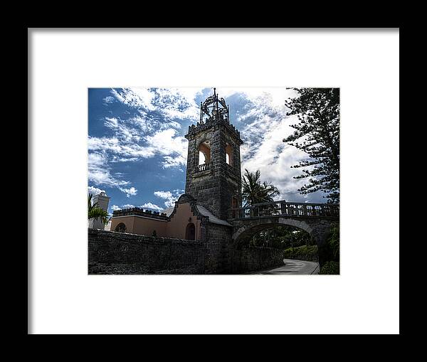 Bell Framed Print featuring the photograph Bermuda Bell Tower by Richard Reeve