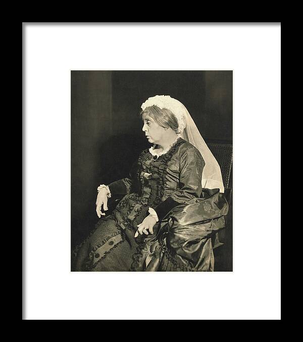 Actress Framed Print featuring the photograph Beryl Mercer As Queen Victoria by Edward Steichen