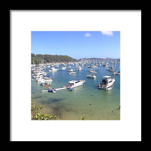 Nofilter Framed Print featuring the photograph Best View Of The Harbour Bridge #nye by Nikhil Pritmani