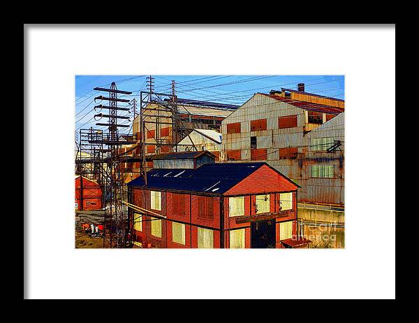 Marcia Lee Jones Framed Print featuring the photograph Bethlehem Steel # 6 by Marcia Lee Jones