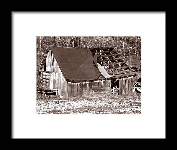 Barn Framed Print featuring the photograph Better Days by Craig Burgwardt