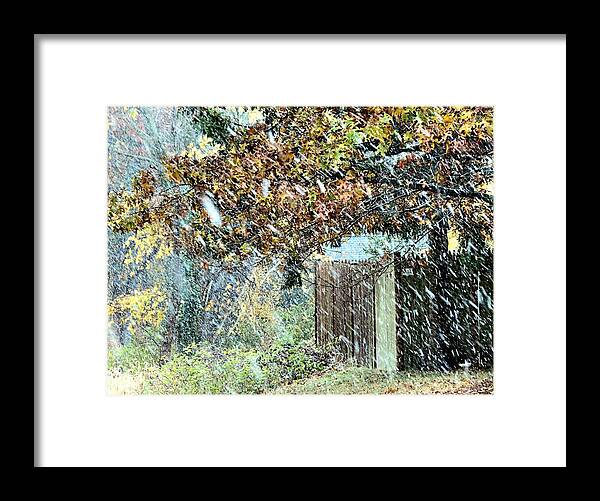 Between Seasons Framed Print featuring the photograph Between Seasons by Janice Drew