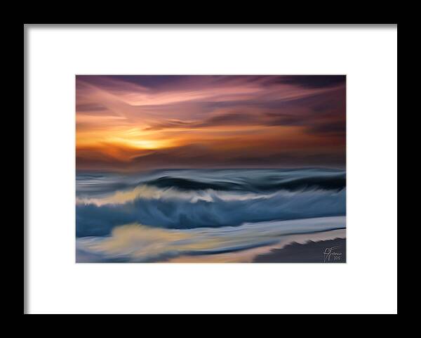 Beach Framed Print featuring the digital art Beyond Beyond by Vincent Franco