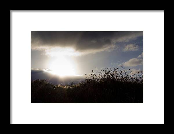 every Mountain Top Is Within Reach If You Just Keep Climbing. -everett Houser Photography Framed Print featuring the photograph Beyond The Morning by Everett Houser