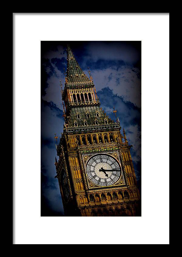 London Framed Print featuring the photograph Big Ben 5 by Stephen Stookey