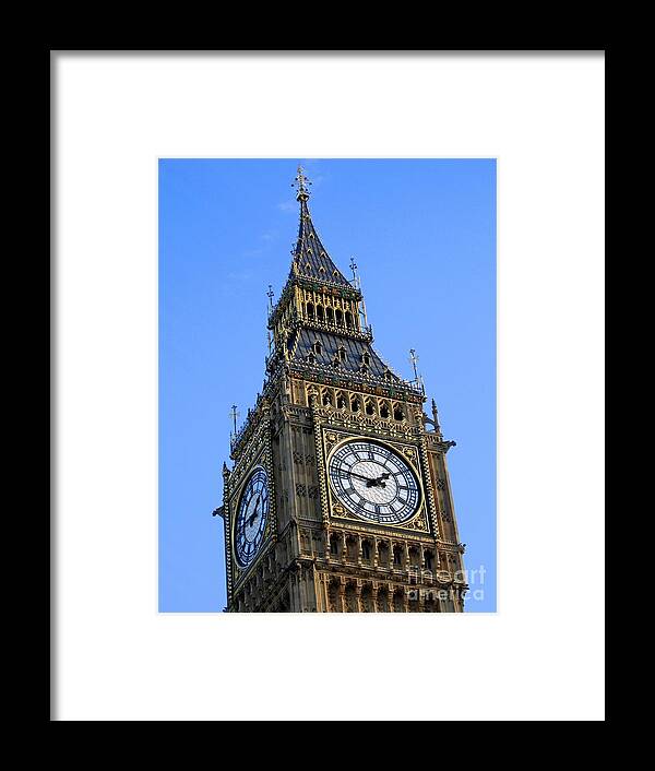 London Framed Print featuring the photograph Big Ben by Ann Horn