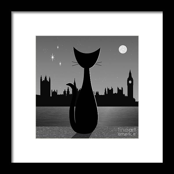 London Framed Print featuring the digital art Big Ben by Donna Mibus